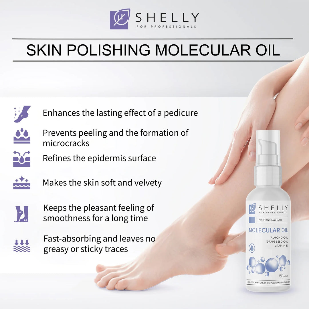 SHELLY Aceite molecular para alisar la piel, 50 ml - Foto №7