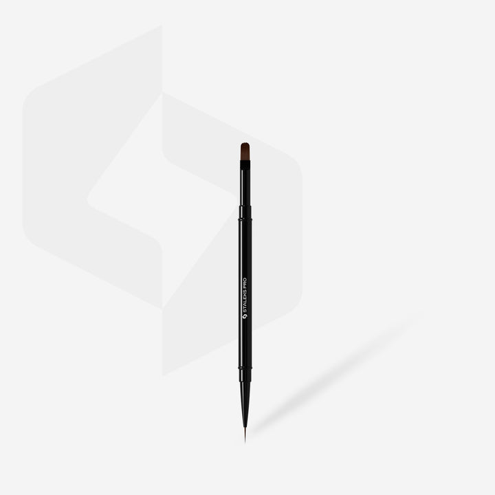 STALEKS PRO Double-Ended Brush EXPERT, Liner 10 mm / Gel 11 mm