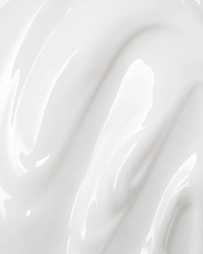 Close-up of glossy white builder gel texture for nails, ideal for manicure applications