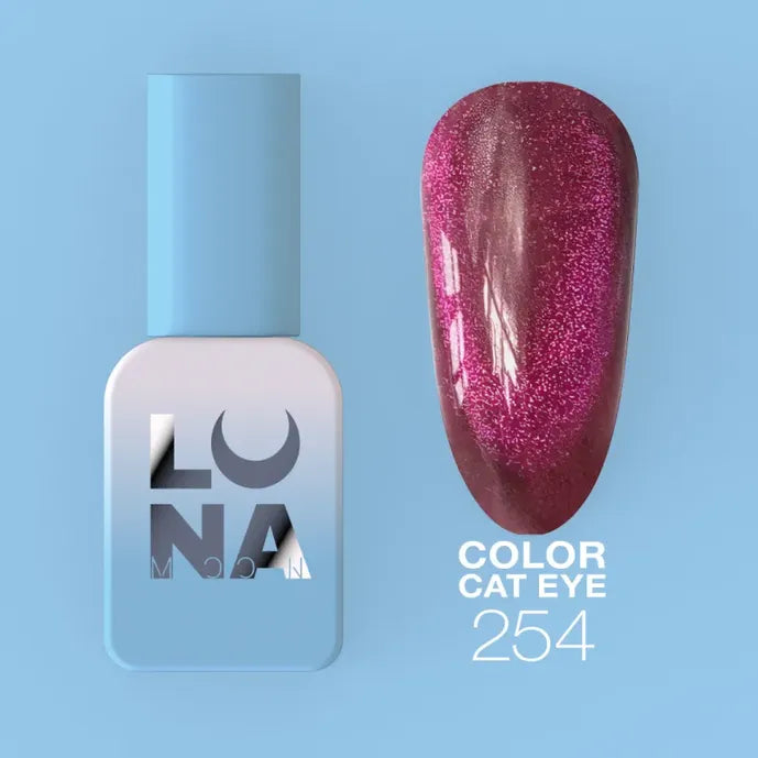 LUNA Gel Polish Color Cat Eye 254, 8 ml