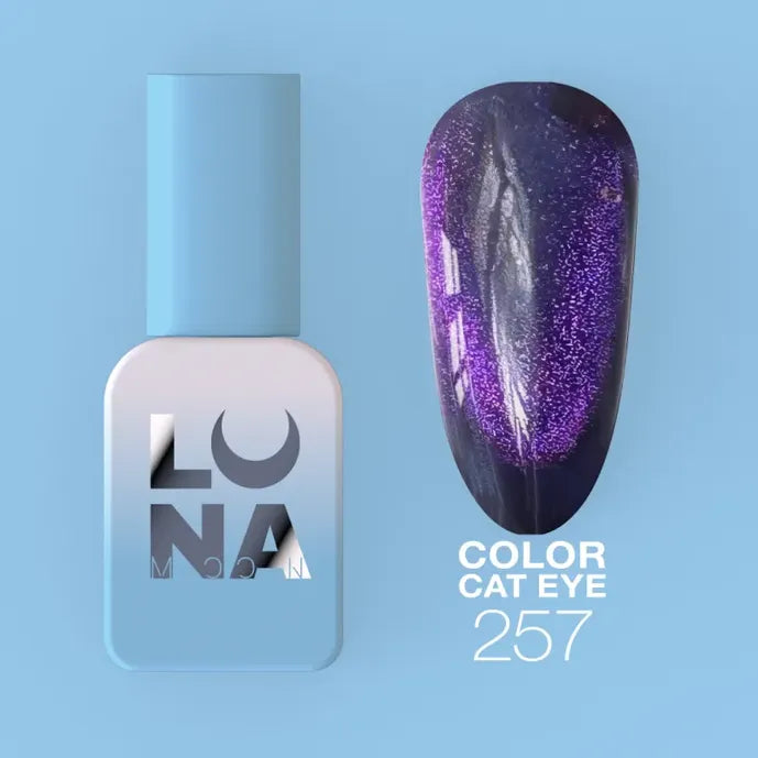 LUNA Gel Polish Color Cat Eye 257, 8 ml