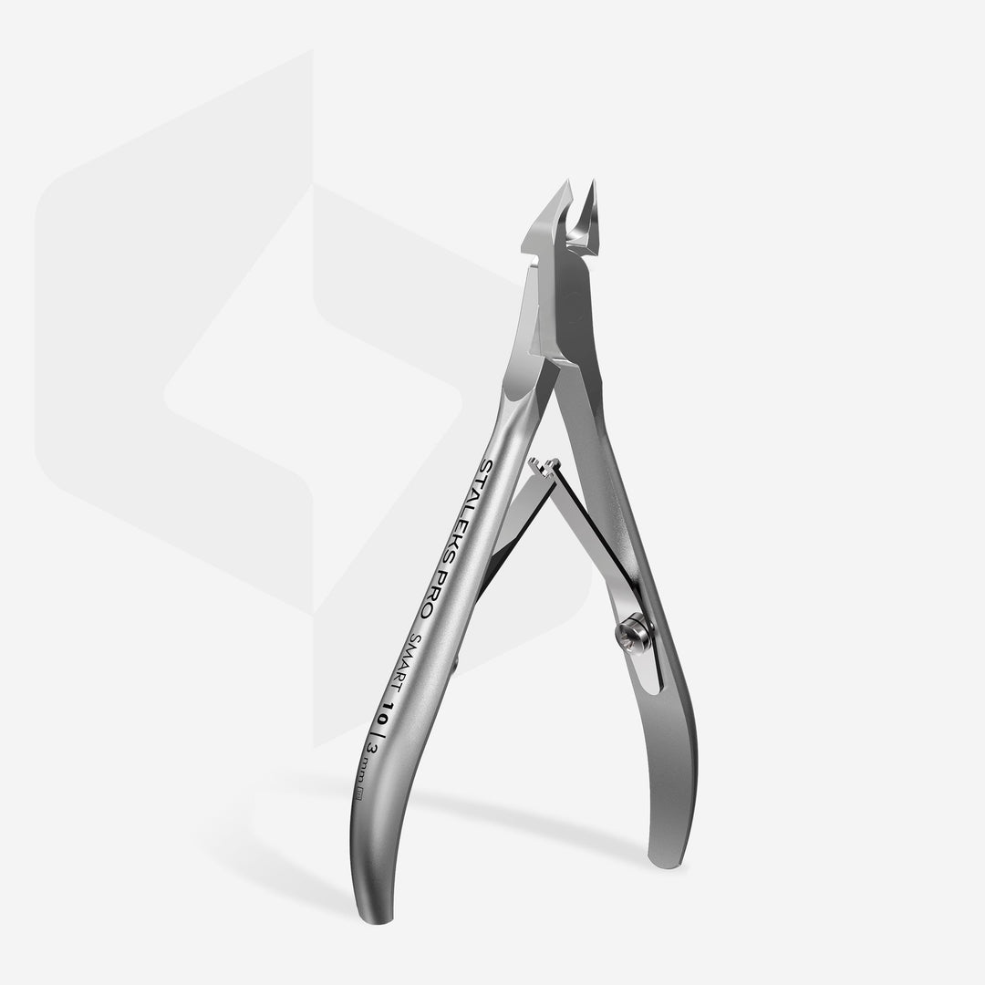 STALEKS PRO Cuticle Nippers SMART 10, 3 mm – detail view