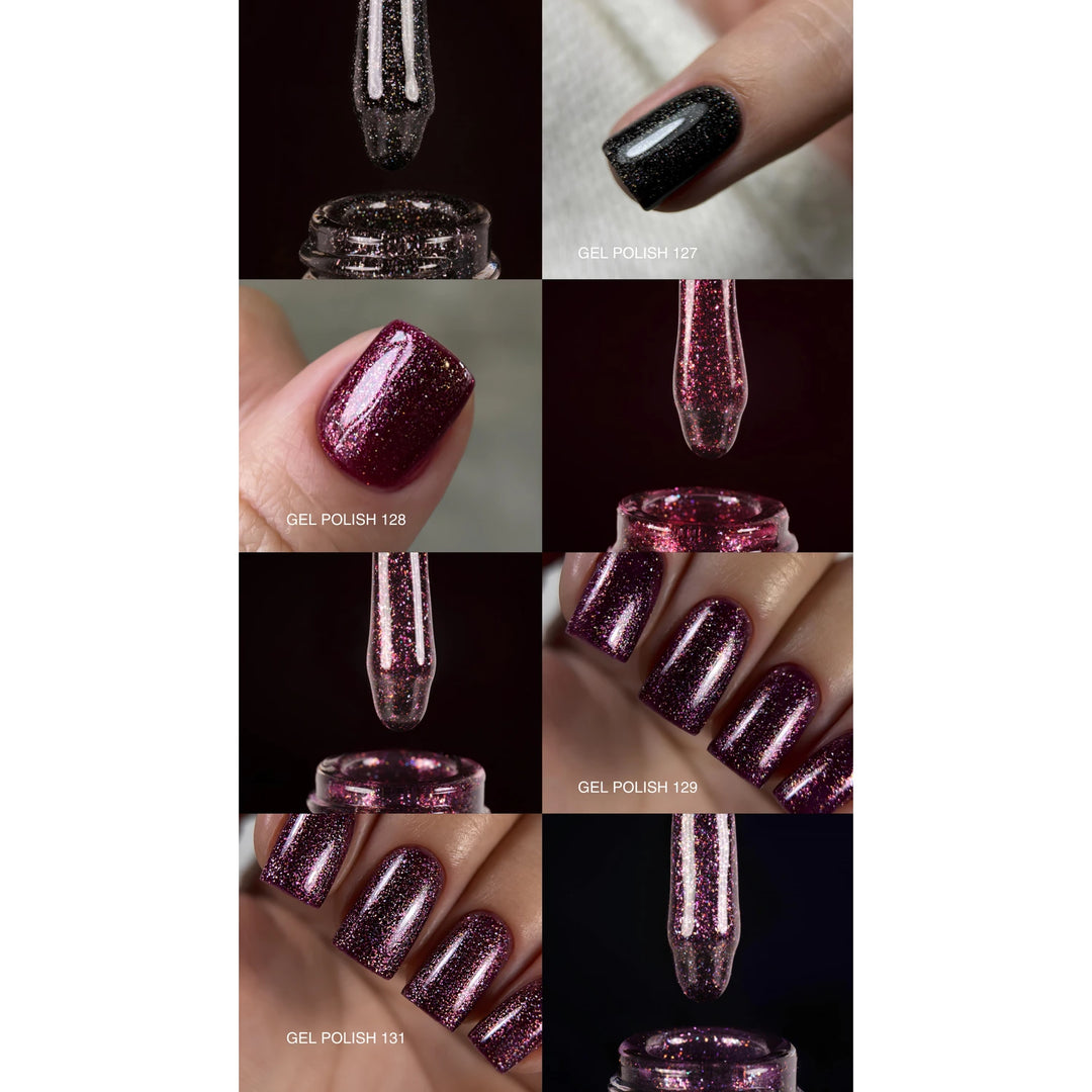 DARK Gel Polish – shades 128, 129 and 131