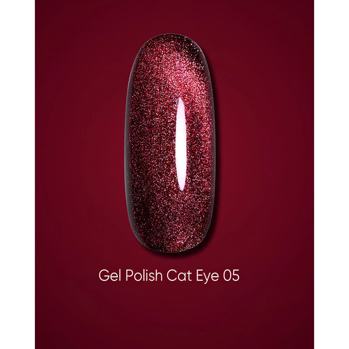 Dark Gel Polish Cat Eye 05, 10 ml