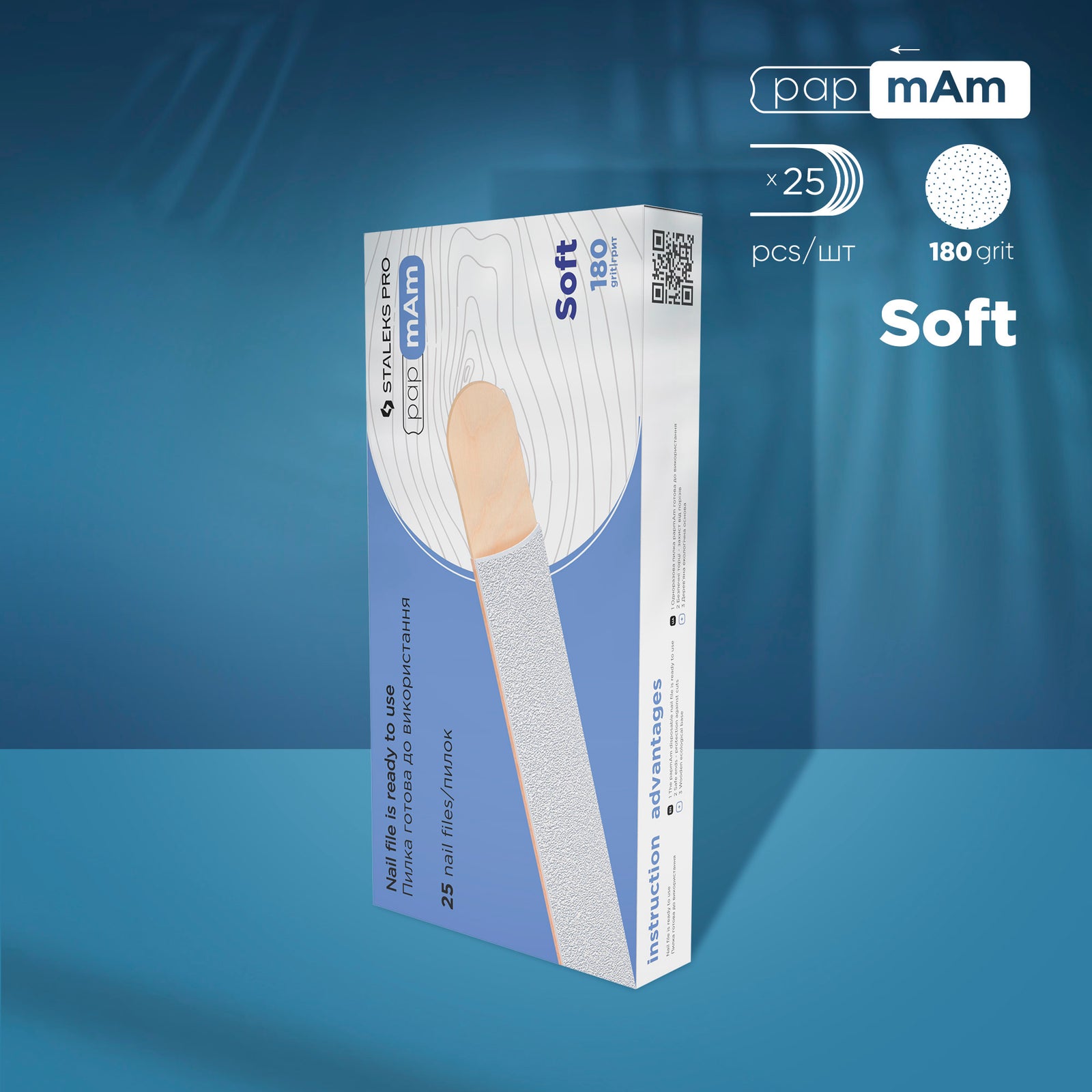 STALEKS Pap mAm nail file 180 grit