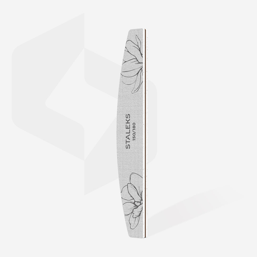 STALEKS PRO Crescent Mineral Nail File EXPERT 40, 150/180 grit (25 pcs)