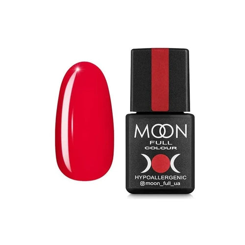 Amaranth pink gel nail polish bottle with color sample, hypoallergenic UV gel formula