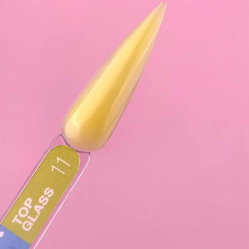 LUNA Glossy No-Wipe Gel Polish Top Coat Top Glass No. 11, 13 ml