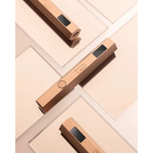 Lâmpada portátil para manicure HEYLOVE HANDlight Rose Gold com base magnética