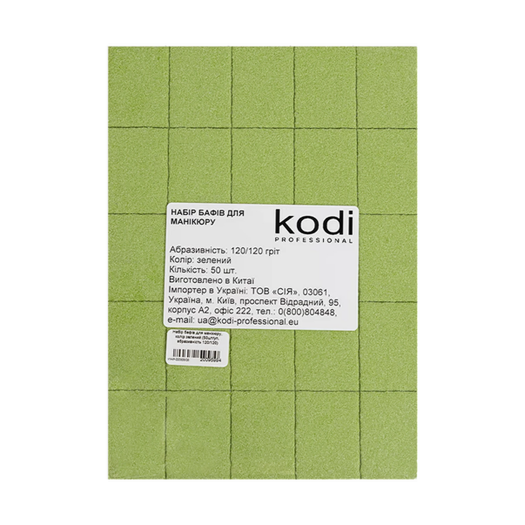 Kodi Professional – Sada mini bufferů 120/120 (50 ks/balení), zelený
