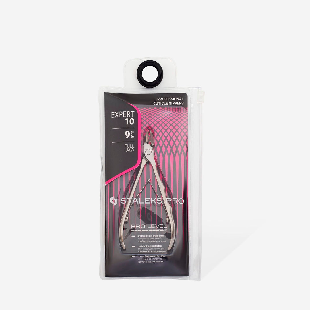 STALEKS PRO Cuticle Nippers EXPERT 10, 9 mm