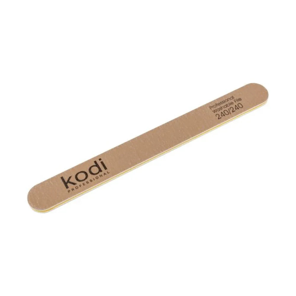 Kodi Professional No. 7 Straight file, abrasiveness 240/240, yellow
