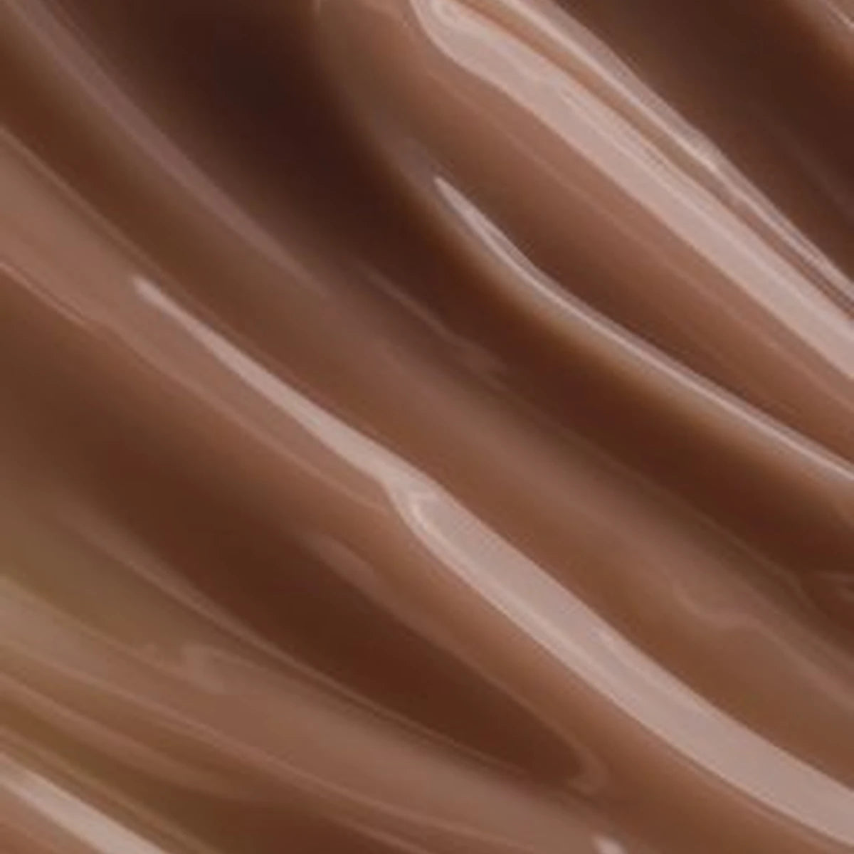 Glossy brown nail gel texture, smooth and creamy for manicure applications