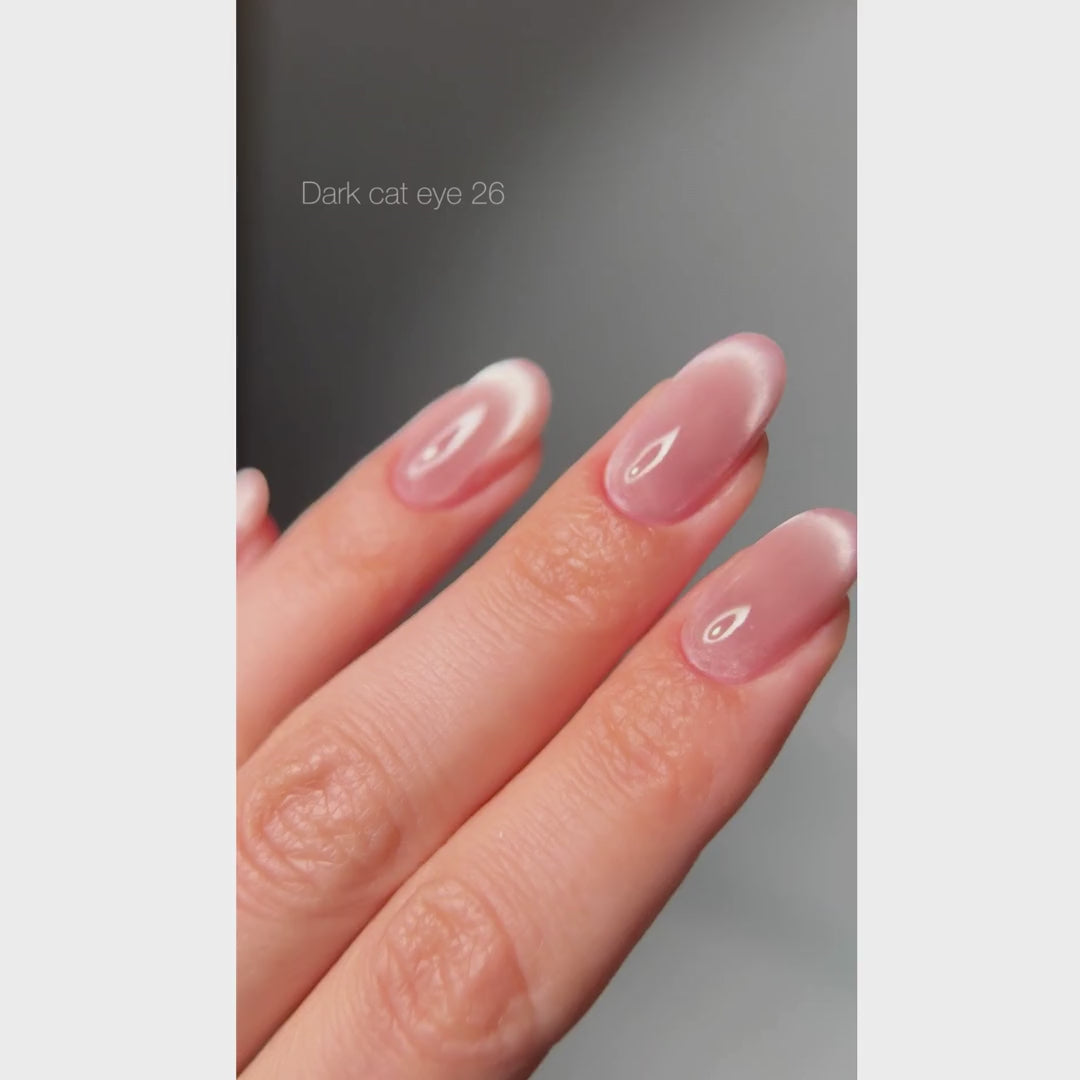 Esmalte Semipermanente Dark Cat Eye, Nº 26, 10 ml