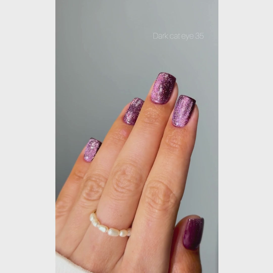 Dark Gel Polish Cat Eye 35, 6 ml