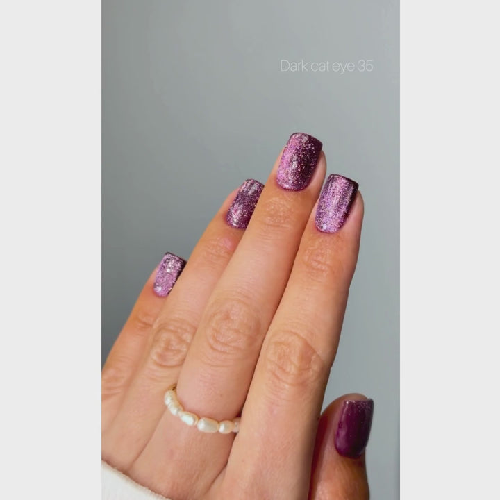 Dark Gel Polish Cat Eye 35, 6 ml