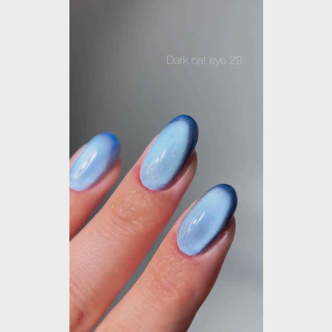 Dark Gel Polish Cat Eye 29, 10 ml