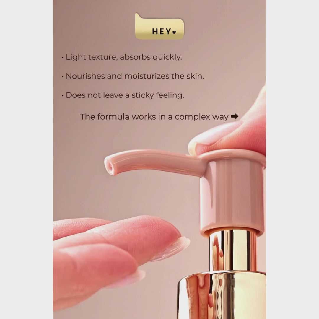 HEYLOVE Panna Cotta Hand Cream, 300 ml, with snail extract