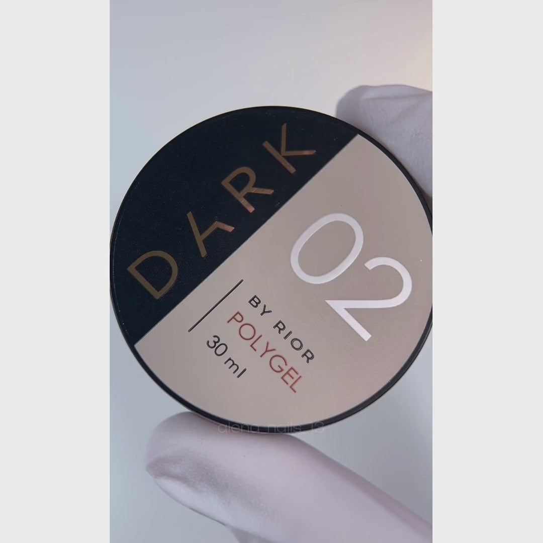 DARK Polygel in barattolo 02, 30 ml, rosa