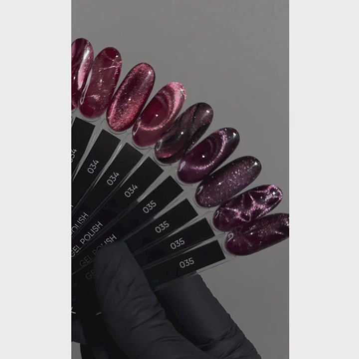 Dark Gel Polish Cat Eye 34, 6 ml