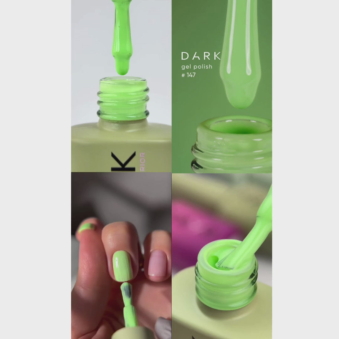 Vernis semi-permanent couleur DARK 147, 6 ml