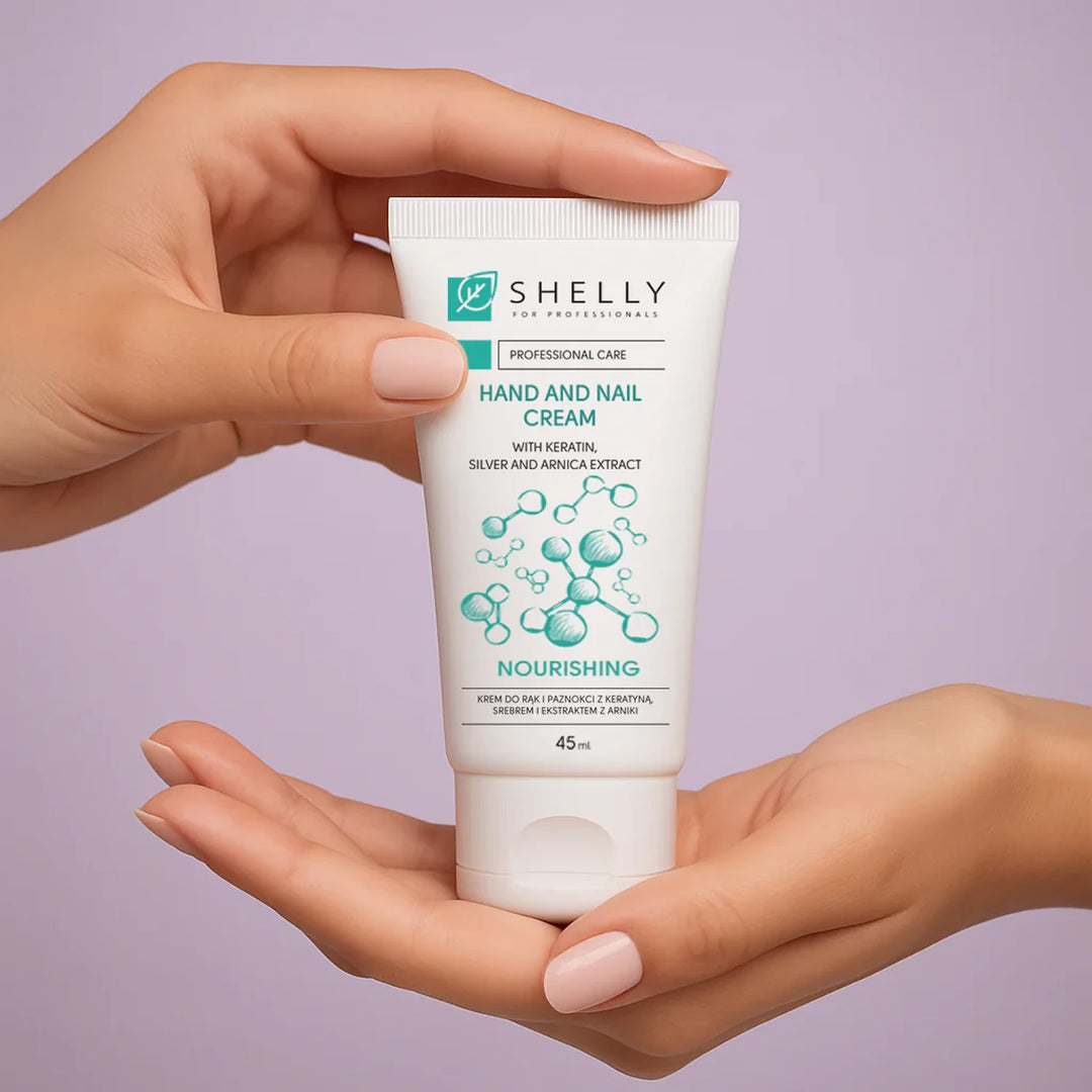 SHELLY Crema mani e unghie, 45 ml, con cheratina, argento ed estratto di arnica - Foto n.3