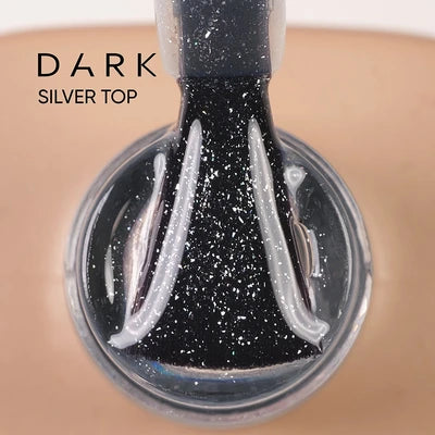 DARK Silver Top, 10 ml, stříbrný
