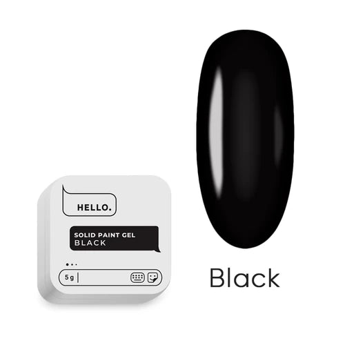 HEYLOVE Solid Paint Gel, BLACK, 5 g