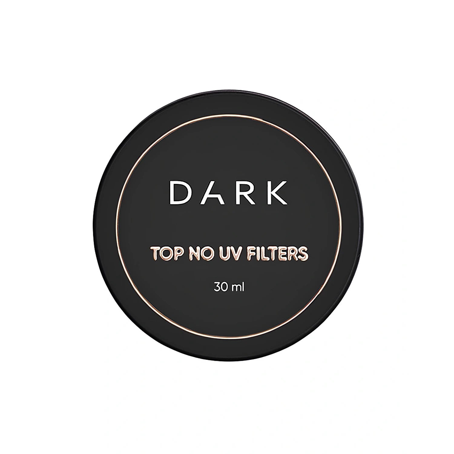 DARK Top No UV Filters 30ml container for manicure and pedicure nail gel