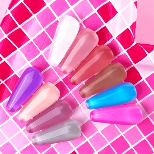 LUNA Glossy No-Wipe Gel Polish Top Coat Top Glass No. 4, 13 ml - Foto č.3