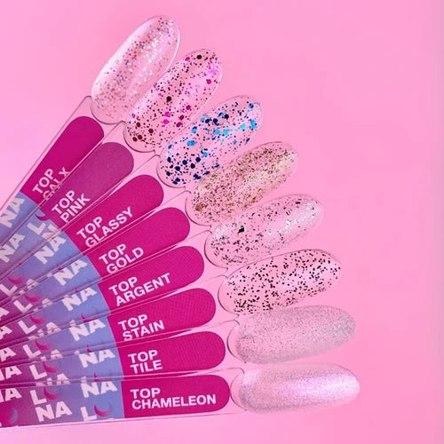 LUNAmoon Top bez lepkavej vrstvy so zlatou fóliou Top Gold, 13 ml - Foto č.4