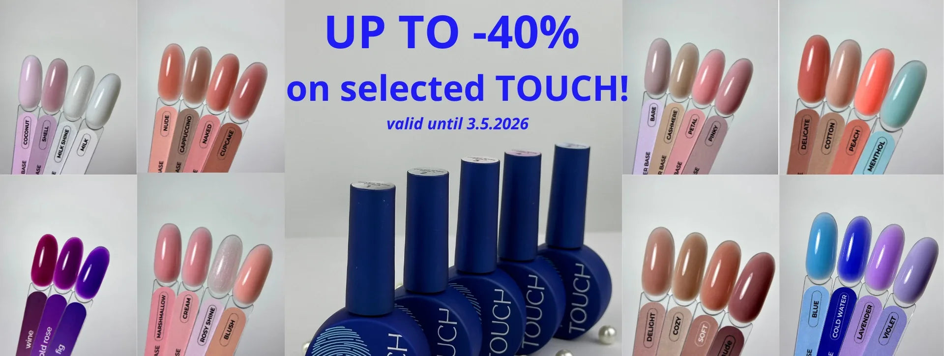 TOUCH gel nail polish collection – special offer
