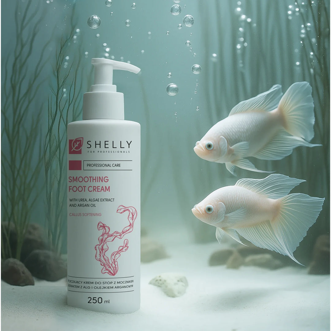 SHELLY regenerační krém na nohy, 250 ml, s ureou, extraktem z řas a arganovým olejem - Foto č.2